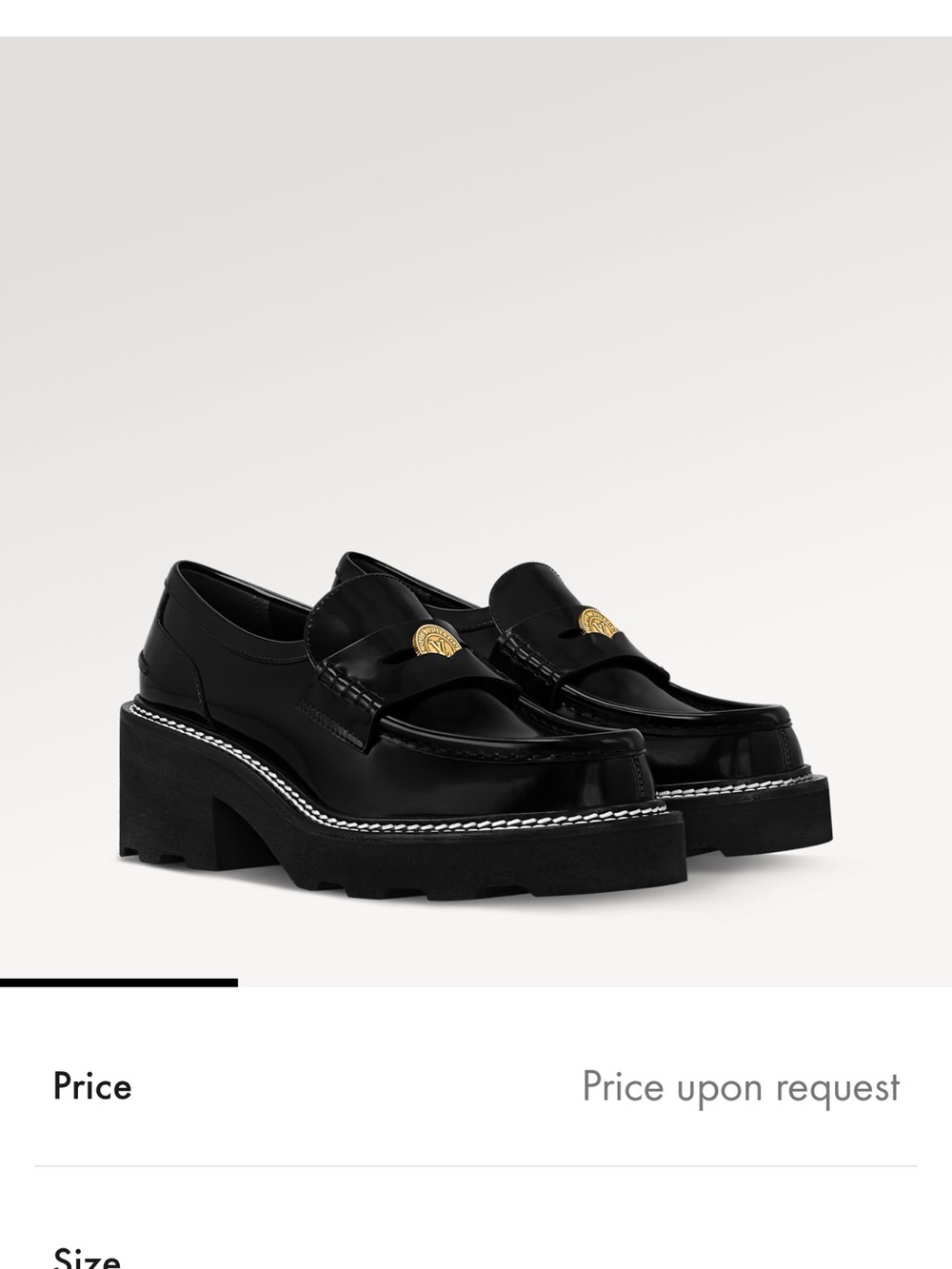 ISO LV Beaubourg  penny loafer 39.5